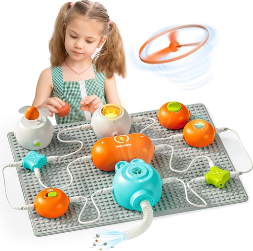 [BRSRAFQRB4DQIALG] Science Kits for Kids - STEM Kits for Kids, Electronics Exploration Kit, 140+ Projects, 10+ Circuit Parts, STEM Educational Toy Gifts for Kid Boys Girls Ages 3 4 5 6 7 8 9 10 11 12