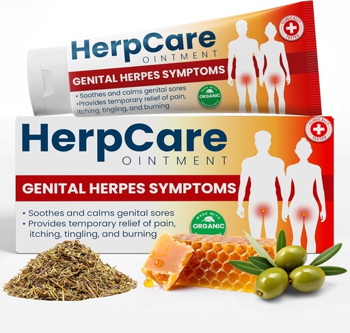 [BRSRAEIFCMJROCI7] Herpes Tratamento genital , Herpcare rápido de ação de mingau , pode ser usado em frio dolorido , medicina homeopática , acalma coceira , tingling e queima , alívio dos sintomas da ferida genital