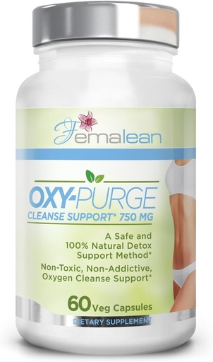 [BRSWGYAYB5YRS3L3] Oxy-Purge 750 mg 60 Vcaps - Natural Magnesium Oxide Oxygen Based Colon Cleanse Gentle Laxative Supports Healthy Digestive Tract Regularity