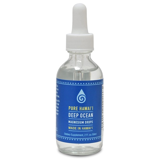 [BRSW2Z3QCAGWOCLP] Pure Hawaii Deep Ocean Magnesium Drops – Made in Hawaii – with Other Trace Minerals – Easy to Take Liquid 2 Fl. Oz. -Support Brain, Immune, and Heart Health