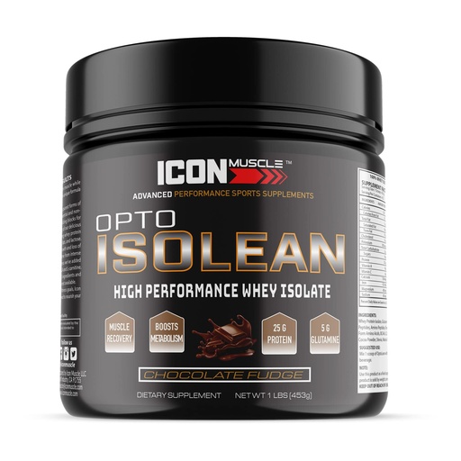 [BRSWGZAKBEDWOFLG] Isolean Whey Protein Powder, Chocolate, 1 Pound