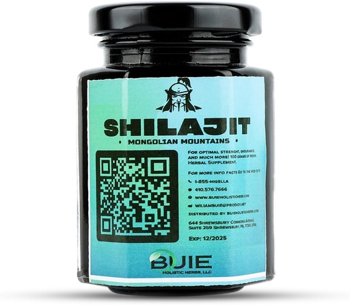[BRSROZYROB5GGHY6] Authentic Mongolian Shilajit | from Altai Mountains | Pure Shilajit Resin | Natural Source of Fulvic Humic Blend | Ayurvedic Rasayana Rejuvenation Herbal Supplement | 100 GMS (3.5 Fl oz)