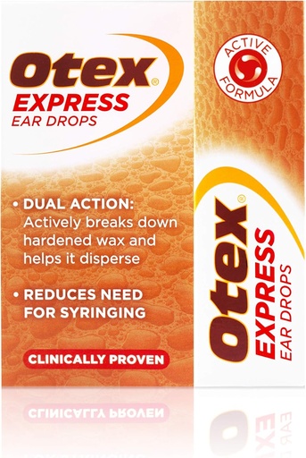 [BRSWIYYFBBYRMC32] Otex Express Ear Drops for Hardened Ear Wax, 10ml