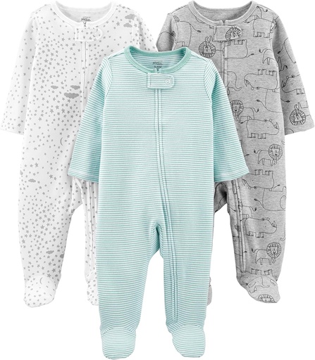 [BRSWGHA2CMDRUGTX] Simple Joys by Carter's 3-pack Sleep and Play