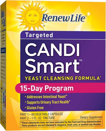 [BRSWIYT3AEGBC2LI] Renew Life Candismart - 15-Day Program, 2 Part Kit