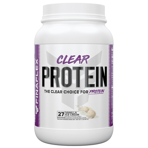 [BRSW2GD4BEMBOE3O] FINAFLEX CLEAR PROTEIN, Vanilla - 2 lb - Promotes Muscular Performance & Growth - Milkshake-Like Taste - Low Carb, Low Fat & Gluten Free - 27 Servings