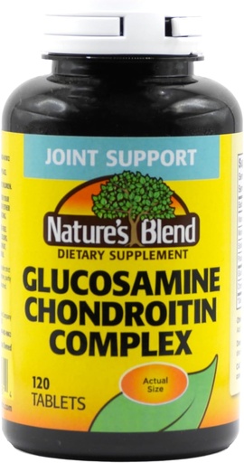 [BRSWIZY5BZ4GKAIZ] Nature's Blend Glucosamine/Chondroitin Complex 120 Tablets
