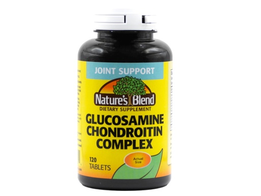 [BRSWIZY5BZ4GKAIZ] Nature's Blend Glucosamine/Chondroitin Complex 120 Tablets