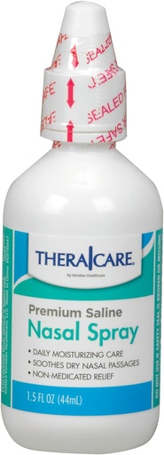 [BRSROBI2AECBSFI6] Thera Care Nasal Spray | Premium Saline | 1.5 fl oz | Non-Medicated Solution | Safe for Adults and Children | Allergy Relief