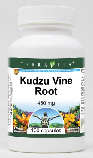 [BRSWI2QRPMCAK2IV] Kudzu Vine Root - 450 mg (100 Kapseln, ZIN: 511857)