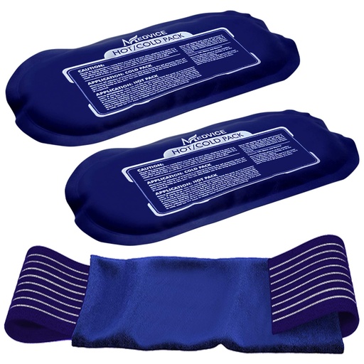[BRSWYYIHBF7RE3DH] Reusable Hot and Cold Ice Packs for Injuries (3-Piece Set), Joint Pain, Muscle Soreness and Body Inflammation - Reusable Gel Wraps - Adjustable & Flexible for Knees, Back, Shoulders, Arms and Legs