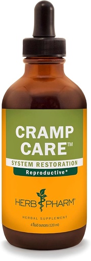 [BRSWGBQEBMFA4EQ6] Herb Pharm Cramp Care Liquid Herbal Extract Drops to Support a Healthy Menstrual Cycle, 4 Oz