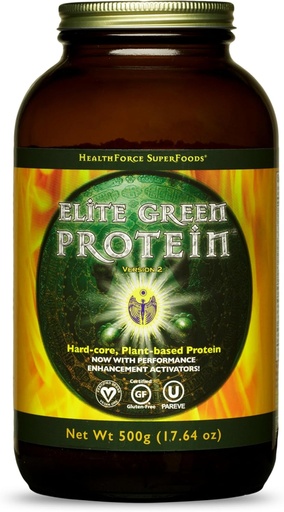 [BRSWGY3RDJYQMEI7] HEALTHFORCE SUPERFOODS Elite Green Protein - 500 g Powder