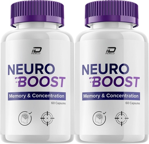 [BRSRAYAFBYNQ2FD4] Neuro Boost Focus Supplement, Neuro Boost IQ Memory Focus and Cognitive Support, Neuro Booster Pills Nootropic, NeuroBoost to Boost Memory, Neuro Boost Vitamin Reviews (2 Pack - 120 Capsules)