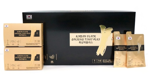 [BRSWYED6BV7WOHQY] GeumHeuk Korean Black Ginseng Tonic Plus - Enhance Immunity, Metal Performance, Stamina & Energy, Men & Women - 50ml X 30 Pouches