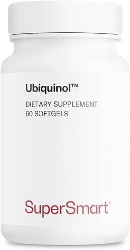 [BRSWIHQZBEMQMADC] Суперумный Ubiquinol 200 мг в день (высокая абсорбция) - запатентованная добавка Keneka CoQ10 - активная форма коэнзима Q10 | Non-GMO & Gluten Free - 60 Softgels