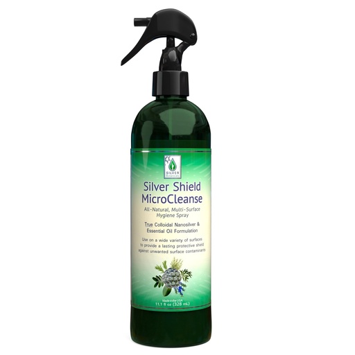 [BRSWIZLYCN5AMYLI] Silver Shield Sanitizer, All Natural Colloidal Silver MicroCleanser, 12 oz.