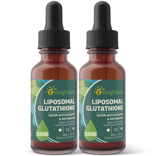 [BRSRM236CQIBU3T5] Liposomal Glutathione, Superior Absorption, Liquid Glutathione Supplement, Powerful Antioxidant, Liver Detox, Immune Enhancer, Soy-Free, Non-GMO, Vegan & Gluten Fre, 4 fl.oz,1500 mg