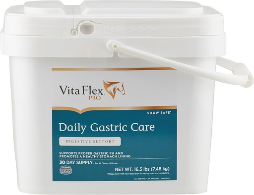[BRSROYIPBYCG2E3B] Vita Flex Pro Daily Gastric Care, Show Safe*, Alfalfa-Based pellets, 30-Day Supply