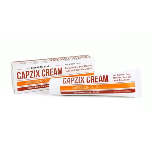 [BRSWYAYBOICAIYAZ] for Pain Relief 2 OZ Capsaicin .1% High Potency/ Maximum Strength