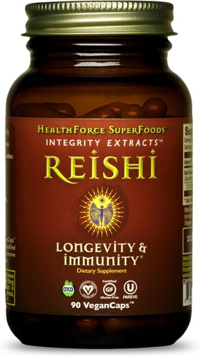 [BRSWYZY5CMGQEFIV] HealthForce SuperFoods Integrity Extracts Reishi – Capsules - 90 Vegan Capsules
