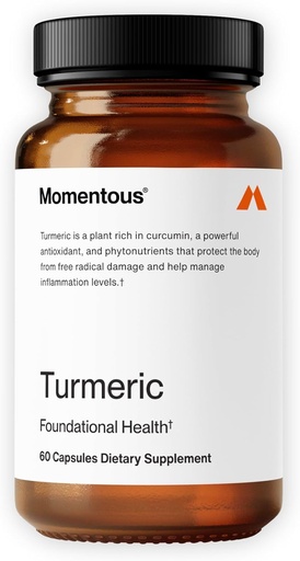 [BRSW2AAYOV4AMD3F] תוסף Turmeric 1000 מ"ג - Natural Antioxidant Turmeric Curcumin עבור Foundational Health - NSF מוסמך עבור ספורט - Gluten-Free - 30 משרתות - 60 קפסולות