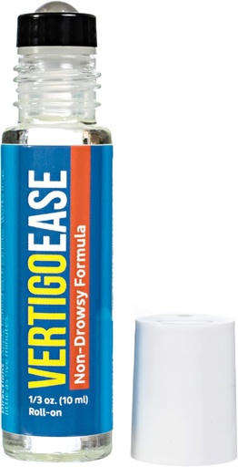 [BRSWGZL2PMPGYCLV] Basic Vigor Vertigo Ease Roll-On (10ml) - Dabisks un ātri darbojas Vertigo un reibonis Atbalsts ar Lavandu, ingveru, Frankincense & Essential Oils - Apkarot ceļojumu slimības