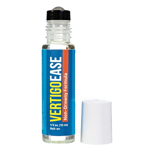 [BRSWGZL2PMPGYCLV] Basic Vigor Vertigo Ease Roll-On (10ml) - Natural & Fast-Acting Vertigo and Dizziness Support with Lavender, Ginger, Frankincense & Essential Oils - Combat Travel Sickness