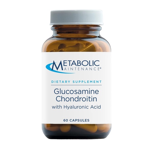 [BRSWIYQHAEIAIGQ5] Metabolic Maintenance Glucosamine Chondroitin 1000mg with Hyaluronic Acid - Glucosamine Complex Supplement for Women + Men, Cartilage Health, Tissue Hydration + Nutritional Support - 60 Capsules