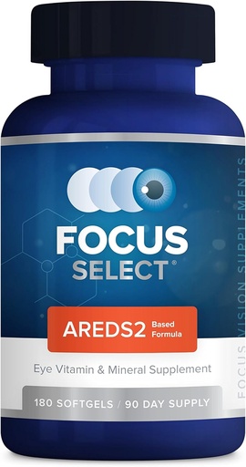 [BRSWIGYMA4DWKHQ5] Focus Selecciona ARED2 Eye Viminata-Miner suplementari - AREDS2 Basat en els ulls (180 ct. 90 dies) - ADS2 Basat en la fórmula de baix Zinc - Visió d' ull suplementari i Vitamina