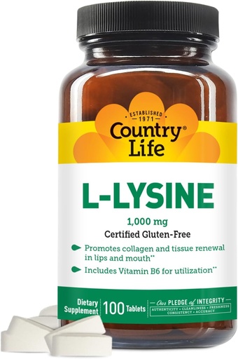 [BRSWIYQTPJ4GKH3I] ZEMĚ ŽIVOT VITAMINY L- lysin 1000 Mg s B-6, 2.5 Pounds