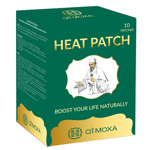 [BRSWYEIQPN6BUE3B] Natural Heat Patch-Neck, Shoulder, Back, Elbow, Joint, Muscle, Cramps-Moxibustion Vital Energy Heating Pads Penetrate Deep-Fast Acting Packs-Long Lasting Patches-10PCS