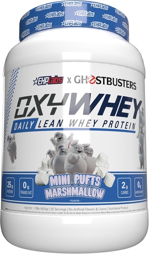 [BRSROCQOOVYRQCTH] EHP Labs OxyWhey Whey Protein Isolate – 25g High Protein, Low Carb, Sugar Free Meal Replacement – Lean Whey Powder for Muscle Recovery – Non-GMO, Gluten Free – 25 Serves – Marshmallow