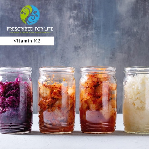 [BRSWYZT3DMMGYELU] Prescrita para a vida Vitamina K2 MK7 po | K2 Suplemento de vitamina para a saúde e o benestar | 1% Menaquinone Powder (2 kg / 4.4 lb)