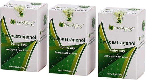 [BRSWIH36OAEAI2TY] Super-Absorption Cycloastragenol 98% теломея клітинна Vitality Supplement ДНК та імунітет (10mg/Cap, 30caps/Bottle, 90 капів у 3 пляшки)