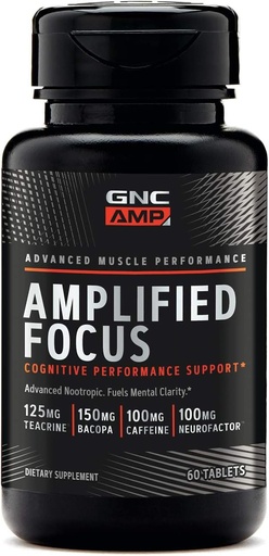 [BRSWGFQ3BUBRE3D4] GNC AMPAplifica el focus, 60 tetes, combustible mentals Clarity