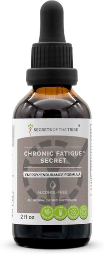 [BRSWECQ6AQHQKHTG] Secrets of the Tribe - Chronic Fatigue Secret, Herbal Supplement Blend Drops Alcohol-Free Liquid Extract, Energy/Endurance Formula (2 fl oz)