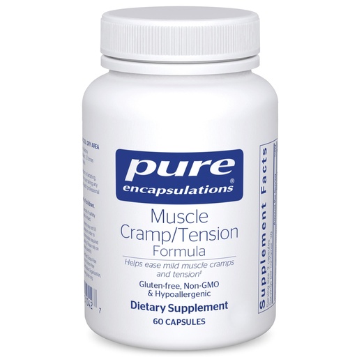 [BRSWIY37OUFRW2I7] Pure Encapsulations Muscle Cramp/Tension Formula | Hypoallergenic Supplement to Reduce Occasional Muscle Cramps/Tension and Promote Relaxation | 60 Capsules