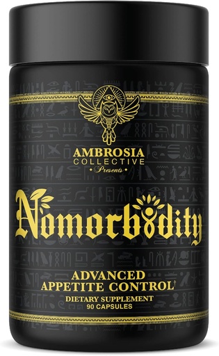 [BRSROZQYB4NAMAY7] Ambrosia Nomorbidity Advanced Appetite Control & Hunger Management Formule de support contre l'appétit et l'humeur avec KSM-66 Ashwagandha, Garcitrine et Thinogen