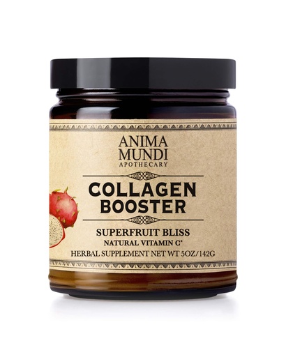 [BRSWYZTQB55AIGQZ] Anima Mundi Apothecary Vegan Collagen Booster Powder, Superfruit Bliss - Beauty Supplement for Skin, Hair & Nails - Collagen Support Powder for Glowing Skin - Easy Drink Mix-in (5oz)