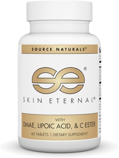 [BRSWIYQCPIFBM2Q5] Source Naturals Skin Eternal Tablet with DMAE, LIPOIC Acid, & C Ester - 60 Tablets