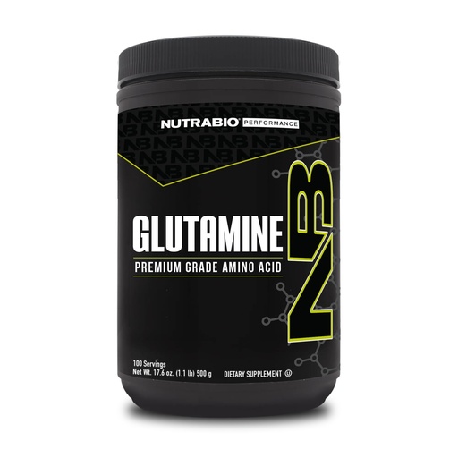 [BRSWIYL2OAFWMGY7] NutraBio Pure L-Glutamine Powder, 100 Servings L-Glutamine Supplement, Amino Acid, Pure Grade, Glutamina, Absolutely no Additives, Fillers or Excipients, Muscle Recovery Supplement - (500 Grams)
