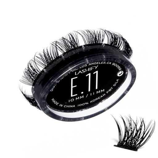 [BRSROYIDOQNBM2A6] Lashify Extreme 11mm Gossamer DIY Eyelash Extensions Refill, Black, Easy False Lashes To Add Tremendous Volume
