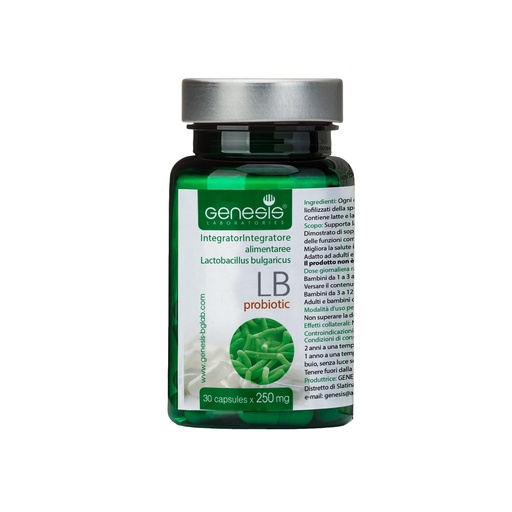 [BRSWIG3QAB5RQ2IV] Probiotic Lactobacillus Supplement 30 Capsules with Lactobacillus Bulgaricus 250 mg Probiotic Digestive Immune Support Gut Health Probiotics for Digestive Health Anti Bloating