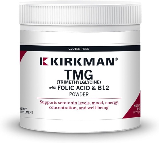 [BRSWIATRA4PG2GY7] Кіркман - TMG з Folic Acid & B-12 порошок 8oz