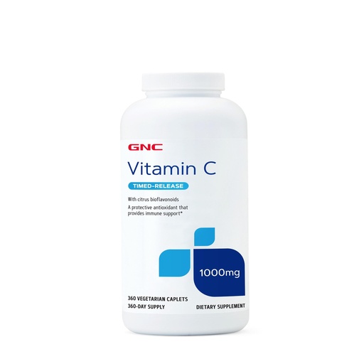[BRSWYZQQCENRM2AZ] GNC Vitamin C 1000mg Supplement, Timed Release, Provides Immune Support, 360 Servings