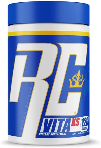 [BRSWGGLYA4DR4HTP] Ronnie Coleman Signature Series Vita XS Multivitamin pro muže a ženy, Denní nutriční podpora s B vitaminy a minerály pro cvičení zotavení a celkové zdraví, 120 Tablety, 60 Služební