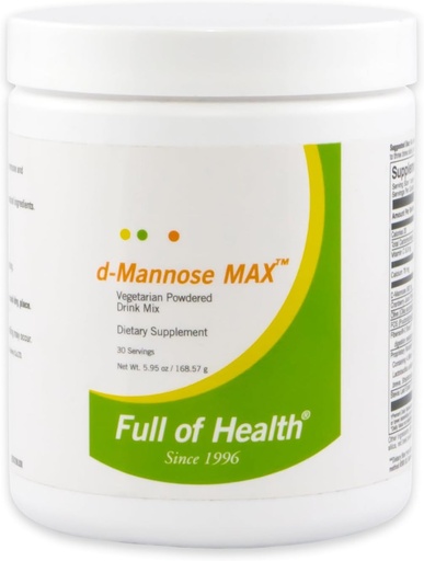 [BRSROATRAAMR62D3] d-Mannose MAX [30 Servings] – Vegetarian Powdered Drink Mix | Complex Urinary Bladder Support | Dietary Supplement | Quality Non-GMO Ingredients