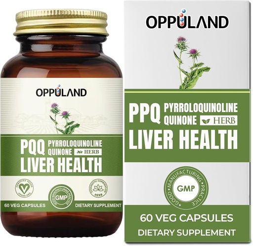 [BRSRAZQYCABRMF3L] PQQ + Herbs Liver Supports-PQQ Liver Supplement-Pyrrolokinoliini kinone maito Thistle uute Liver Health-60 Veg kapselit