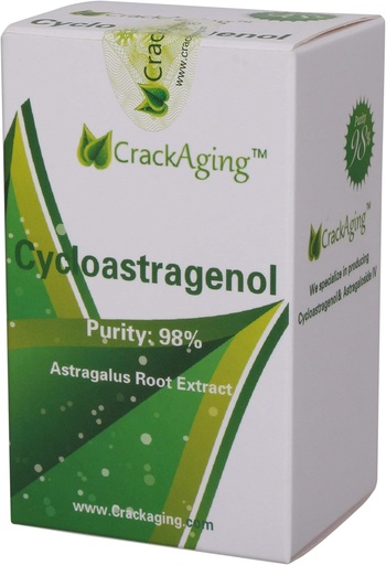 [BRSWIZY2AZ6AEDDO] Crackaging Super-Absorption Cycloastragenol 98% Anti-Aging Supplement | Telomere Nutritional 10mg 60 Veggie Capsules in 2 Bottles